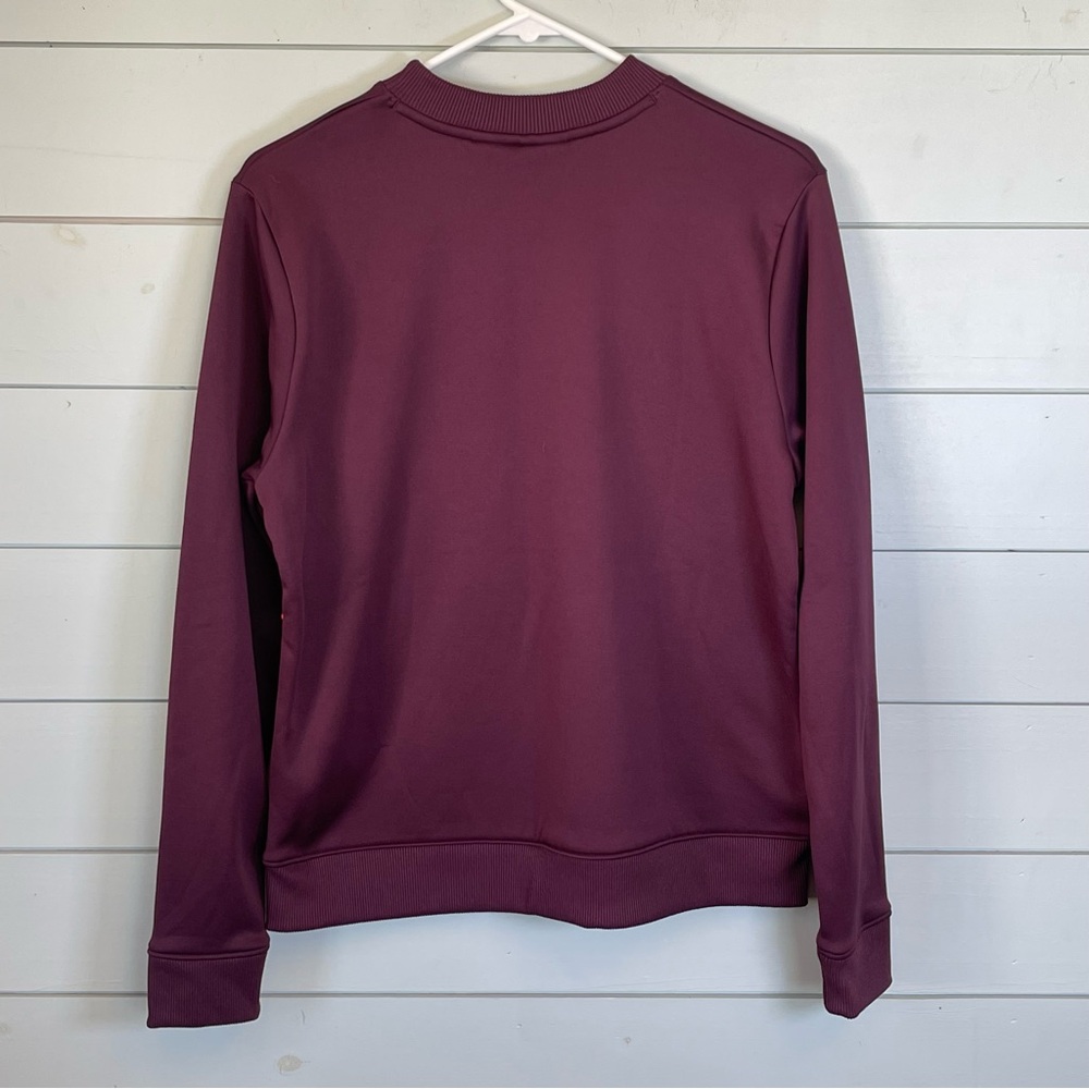 Under Armour Maroon Crewneck Sweater women’s size medium - Picture 3 of 4